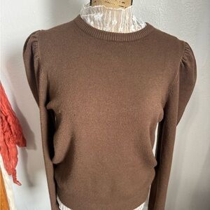 Elegant Brown Women's Sweater